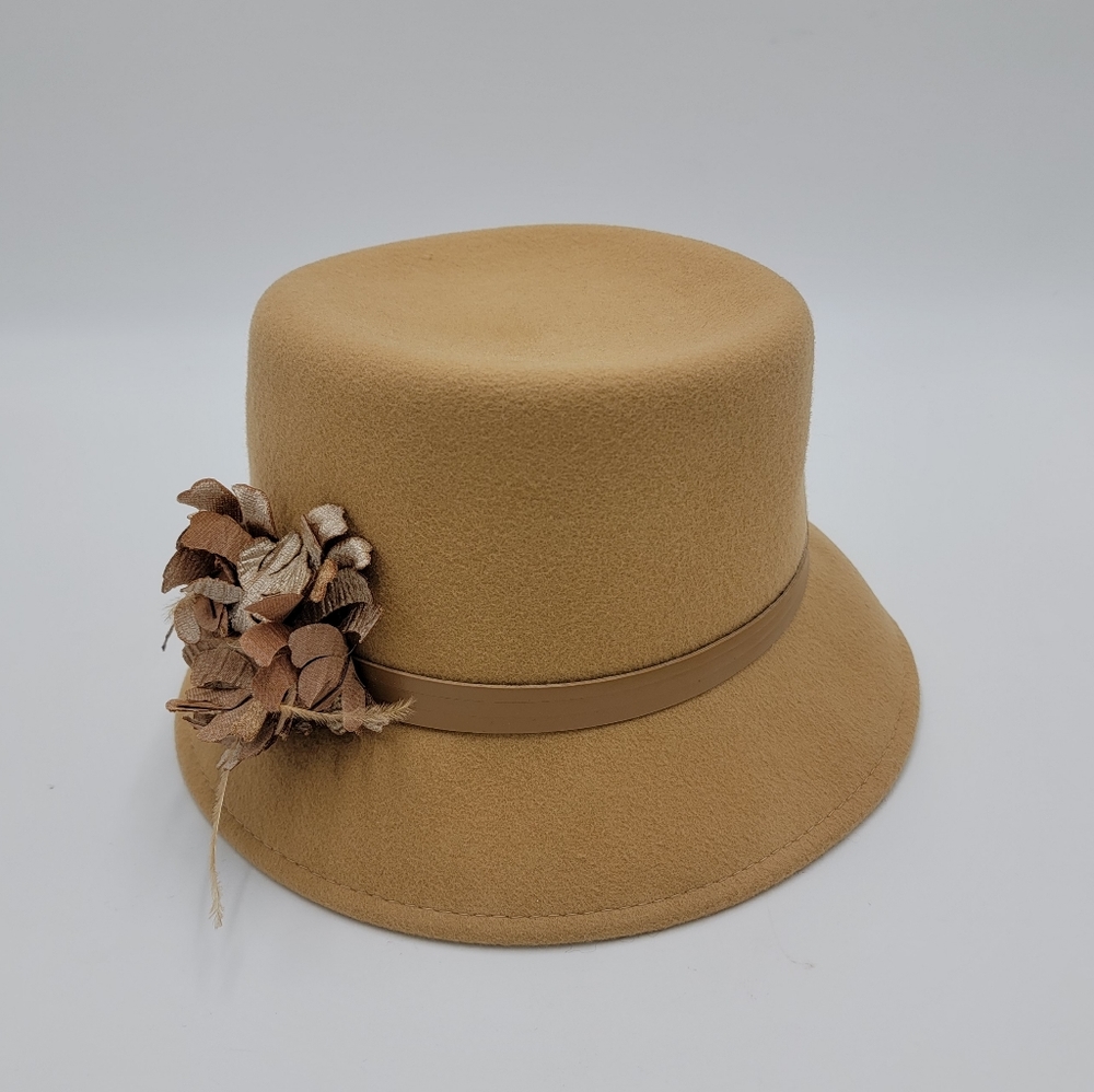 Vintage Bucket Wool Hat